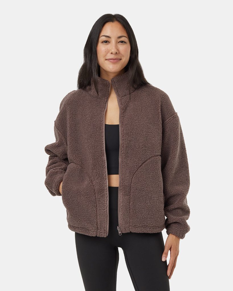 Recycled Boucle Reversible Full Zip - Image 6