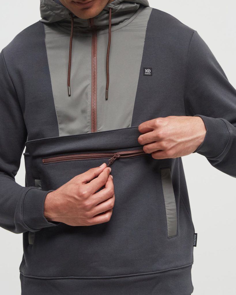 SeaFleece Contrast Anorak Hoodie - Image 3