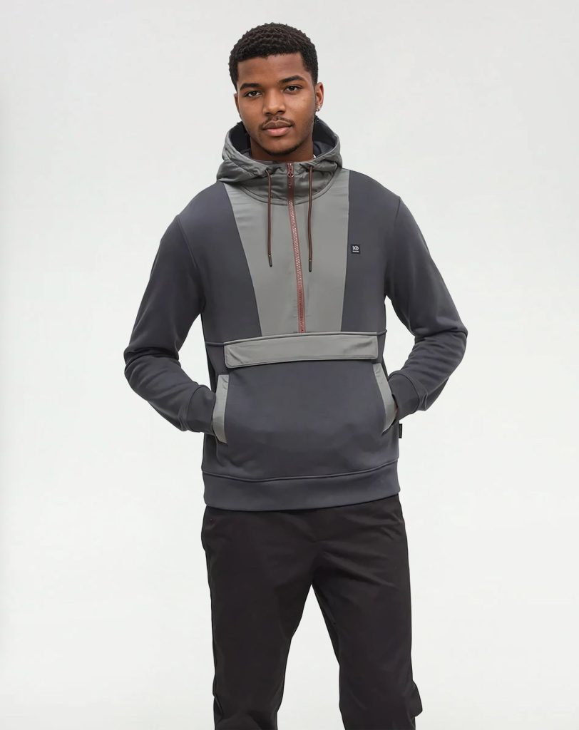 SeaFleece Contrast Anorak Hoodie - Image 4