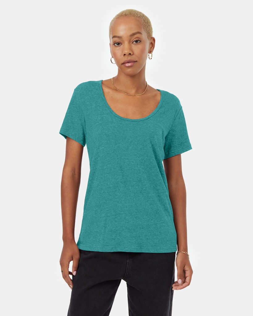 Hemp Scoop Neck T-Shirt - Image 4