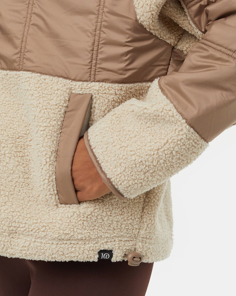 Recycled Boucle Full Snap Hoodie - Image 5